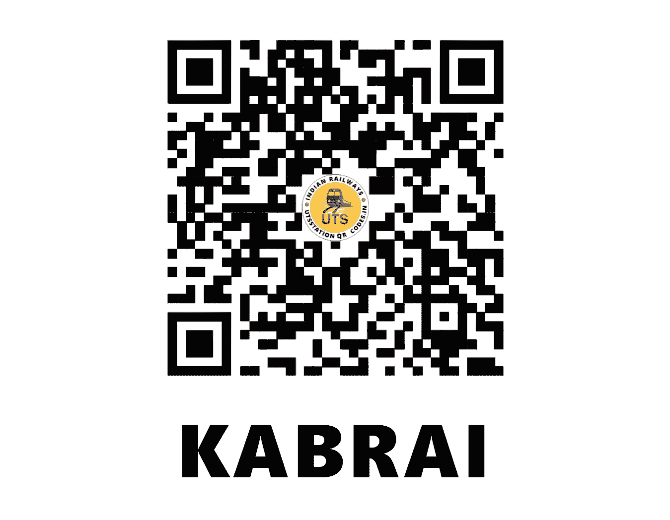 UTS QR Code for KABRAI - KBR - NC (UTTAR PRADESH)